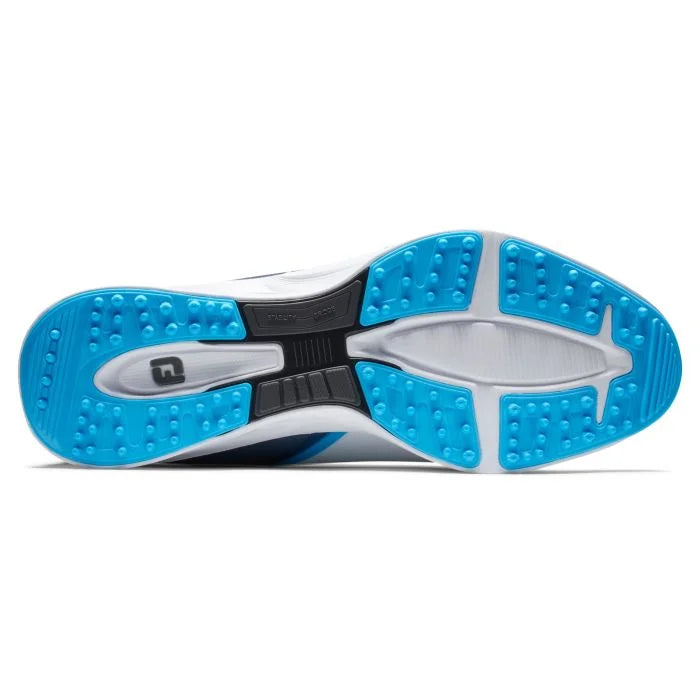 FootJoy Fuel Sport Golf Shoes - White/Blue 55454